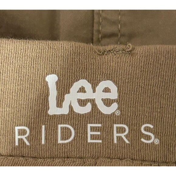 Riders By Lee Mid Rise Skirt W/ Built In Shorts Khaki Size 16M - Picture 3 of 6